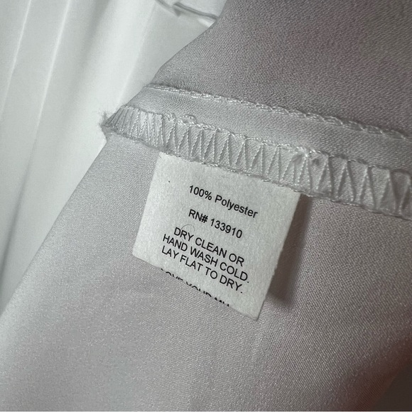 Show Me Your MuMu Ivory Satin Reese Ruffle Dress Small - Picture 8 of 12